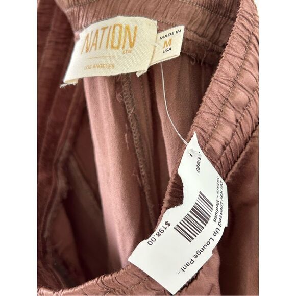 Nation LTD Del Ray Dressed Up Lounge Pant Women’s Sahara Size Medium - Picture 5 of 7